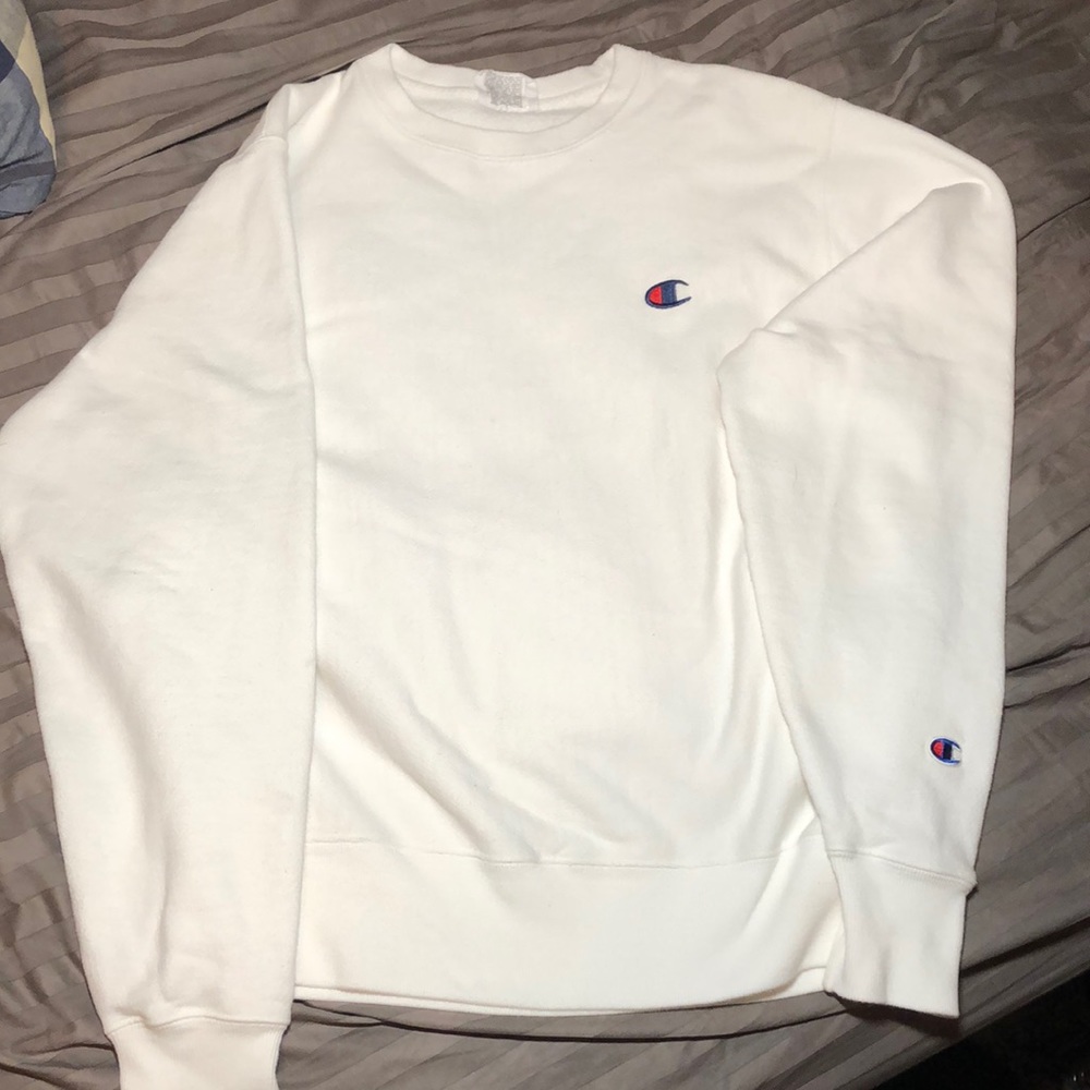 White champion crew neck size small - Picture 1 of 3